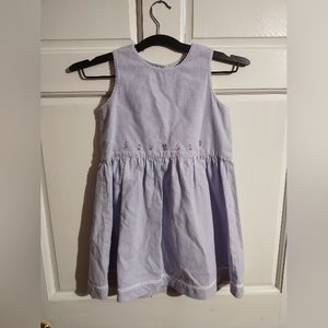 Polly & Friends Lavender Dress sz 6x linen cotton blend